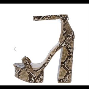 Snake Print Platform